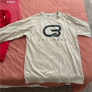cyclebar sweatshirt, size medium